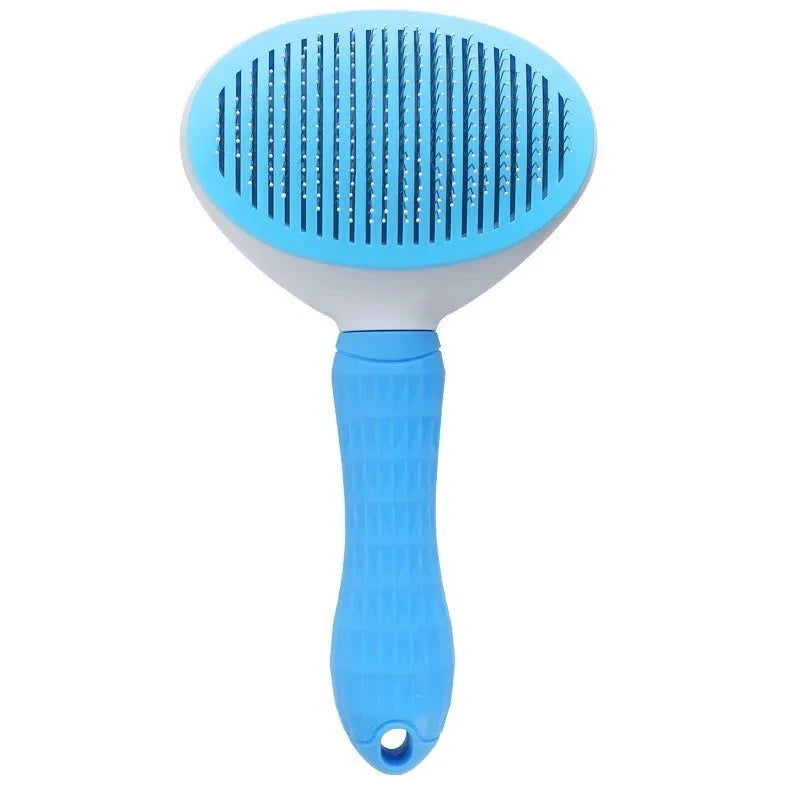 Self-Cleaning Pet Brush – Dog & Cat Hair Remover Comb