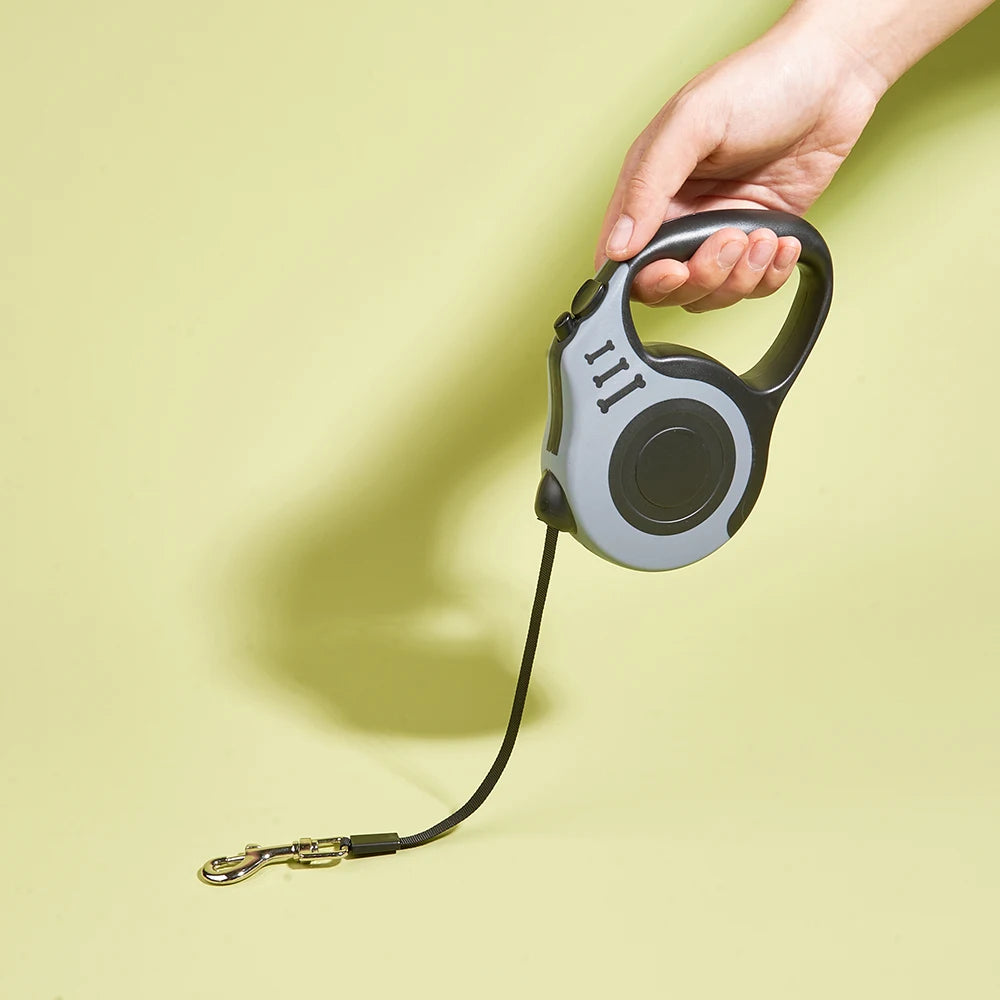 Retractable Dog Leash for Small Dogs & Cats – 3M/5M Nylon