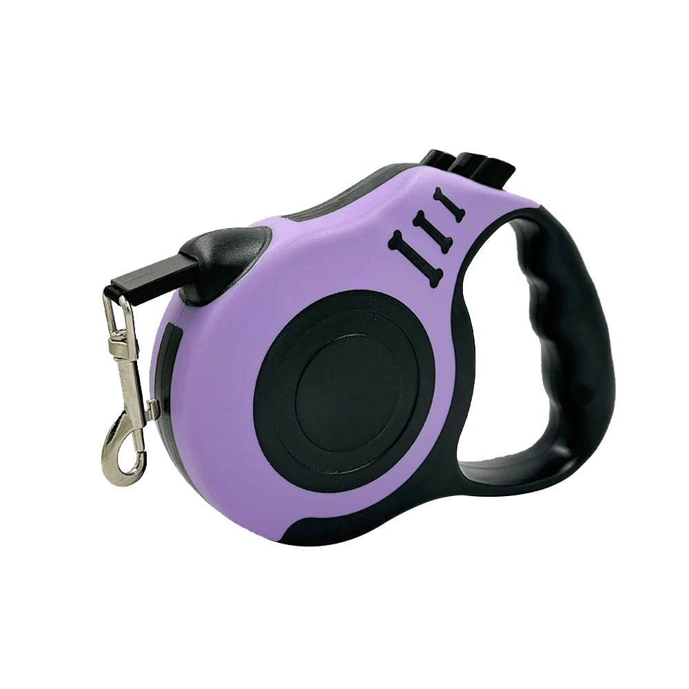 Retractable Dog Leash for Small Dogs & Cats – 3M/5M Nylon