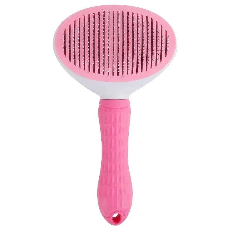 Self-Cleaning Pet Brush – Dog & Cat Hair Remover Comb