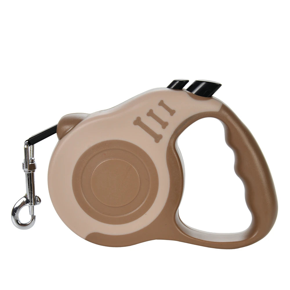 Retractable Dog Leash for Small Dogs & Cats – 3M/5M Nylon