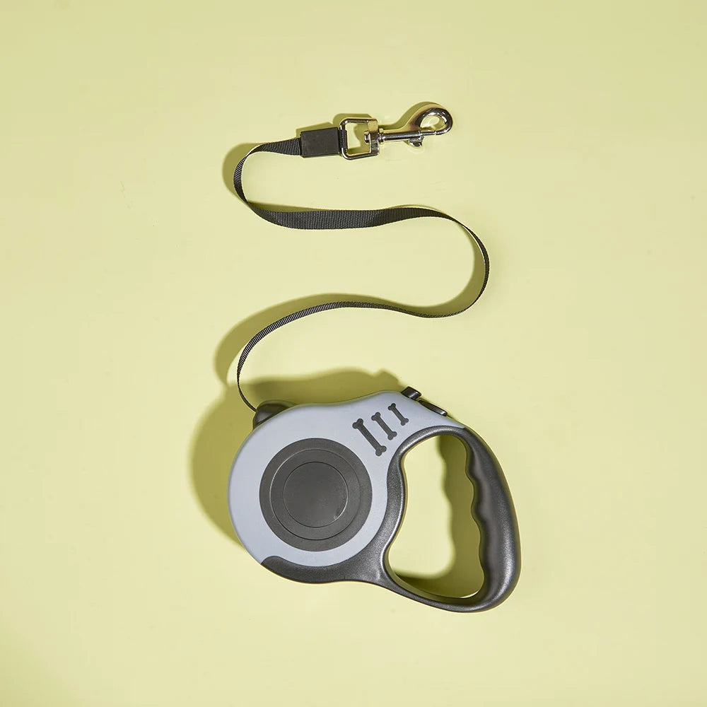 Retractable Dog Leash for Small Dogs & Cats – 3M/5M Nylon