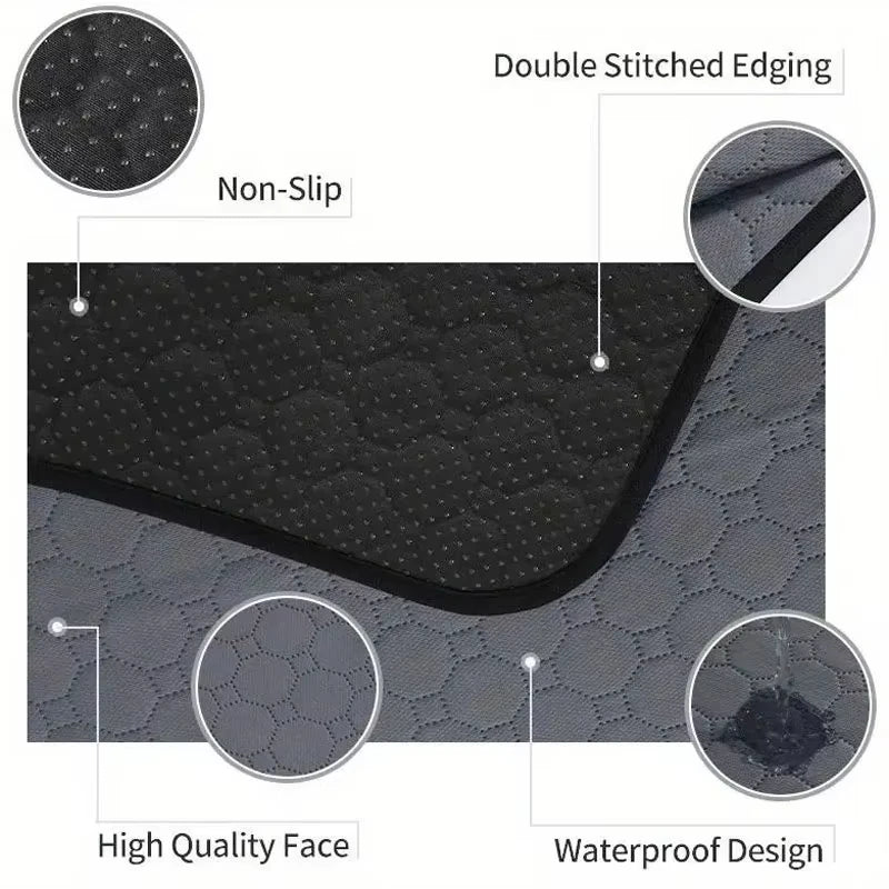 Reusable Waterproof Dog Pee Pad – Washable & Absorbent