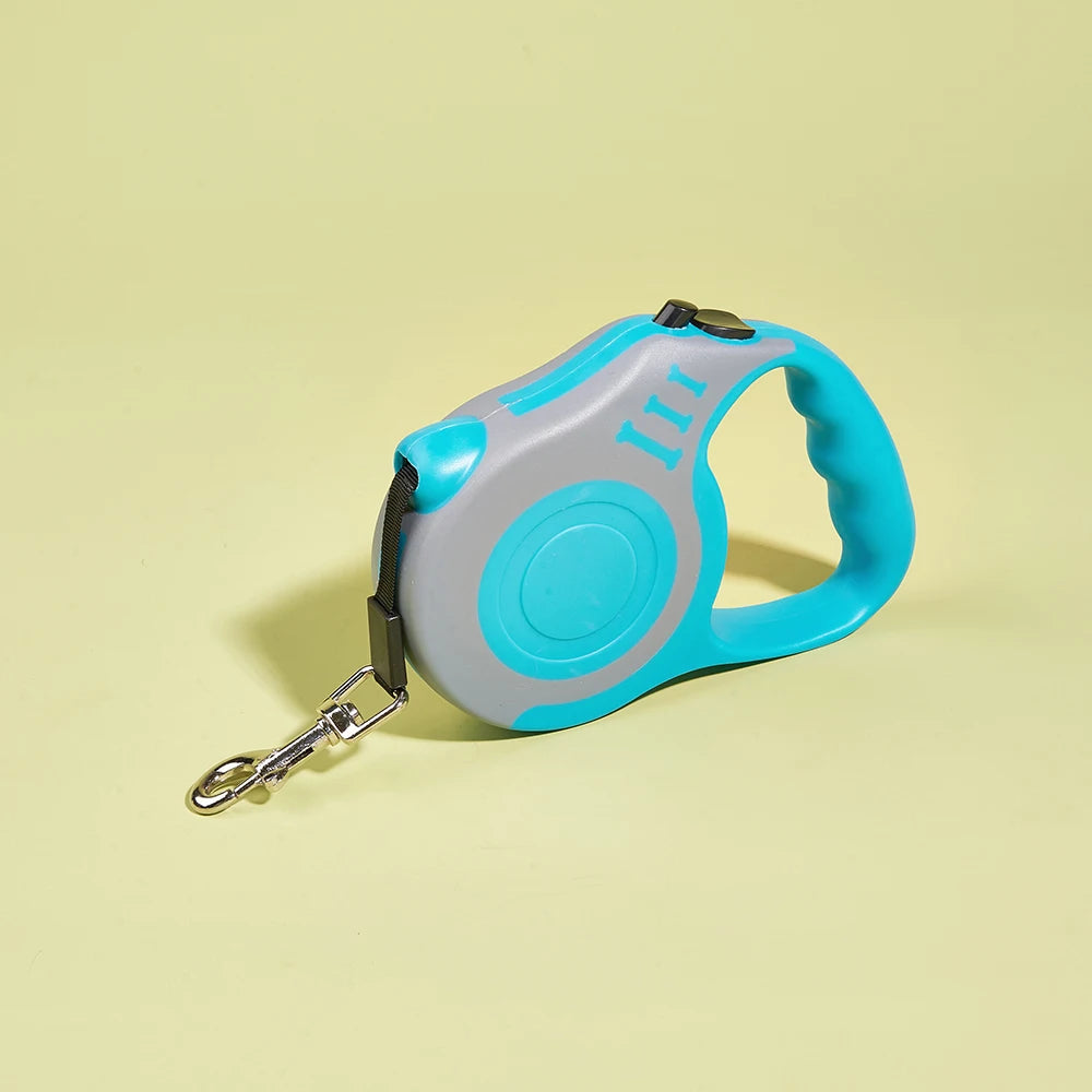 Retractable Dog Leash for Small Dogs & Cats – 3M/5M Nylon