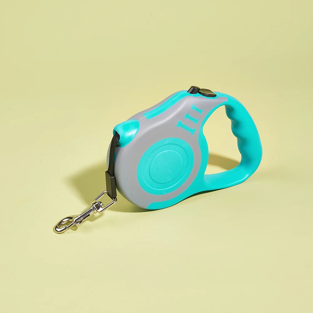 Retractable Dog Leash for Small Dogs & Cats – 3M/5M Nylon
